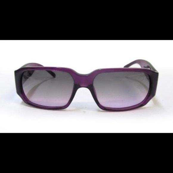 Burberry Purple Rectangular Sunglasses - Picture 6 of 8